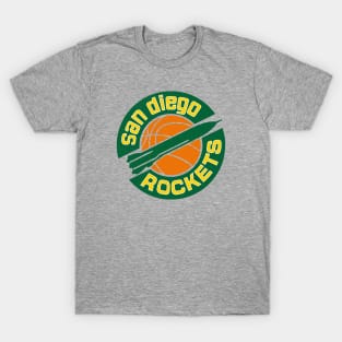 Defunct San Diego Rockets Basketball 1970 T-Shirt